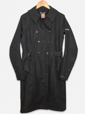 COLUMBIA dietrich titanium omni-shield soft shell belted trench coat